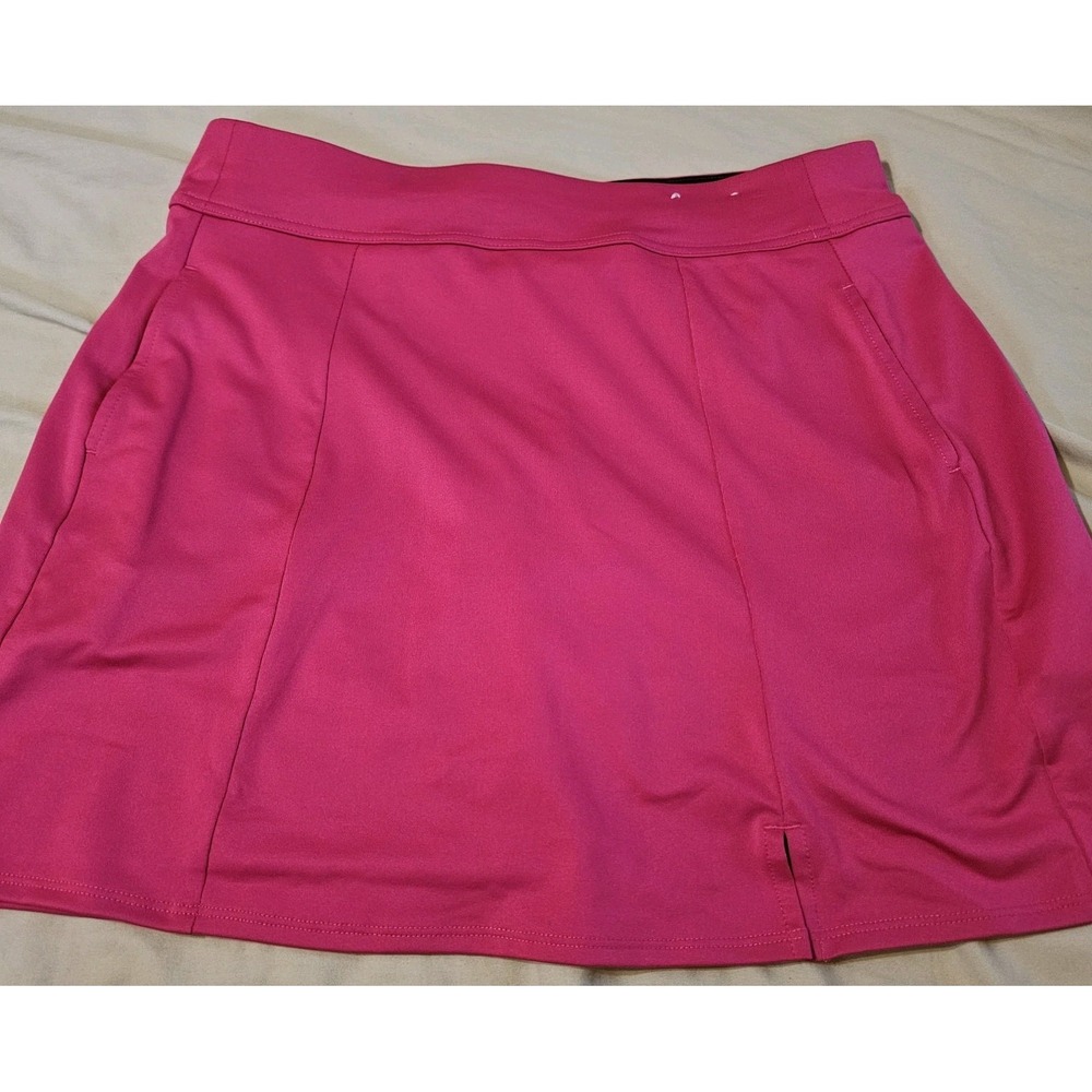 Callaway Opti-Dri Women's Pink Golf Skirt L Pull-On with Pockets Skort